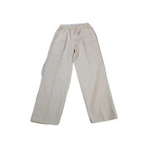 Vintage Sasoon Womens Corduroy Pants Cream Size 38 Cotton Blend Stretch Pockets